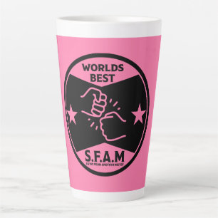 Zuster van een andere meneer latte mok
