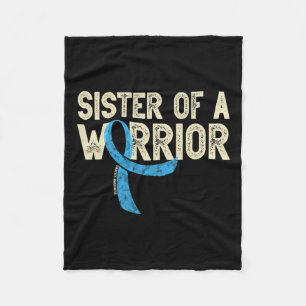 Zuster van een diabeticus Warrior Diabetices Aware Fleece Deken
