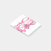 Zuster van een dragonfly-borstkanker van de Warrio Post-it® Notes (Schuin)