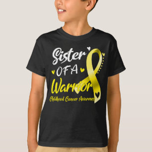 Zuster van een oorlogvoerende kinderkanker t-shirt