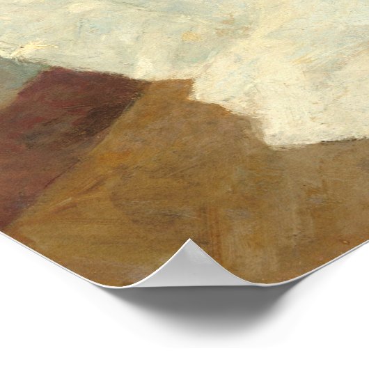 Zuster van kunstenaar in Window, Berthe Morisot Fi Poster (Hoek)