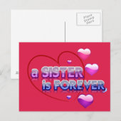 Zuster voor jou briefkaart (Voorkant / Achterkant)