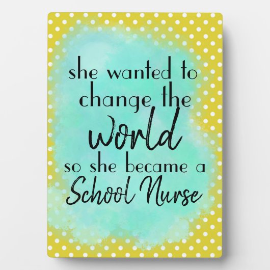 Zuster voor studenten; Trendy en Hip Fotoplaat (voorkant)