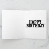 ZUSTER VRIEND OVERSIZED VERJAARDAGSKAARTEN KAART (Binnen)