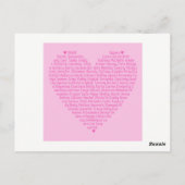 Zuster Wall Post Card Briefkaart (Achterkant)