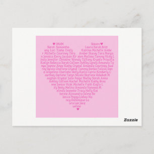 Zuster Wall Post Card Briefkaart