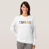 Zuster Wives® - Humaan Pullover Sweatshirt voor vr (Voorkant volledig)