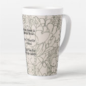 Zuster Zentiment Abstract Latte Mok (Rechterhoek)