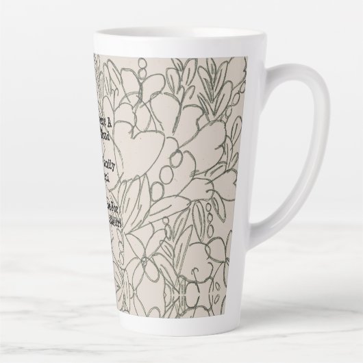 Zuster Zentiment Abstract Latte Mok (Rechts)