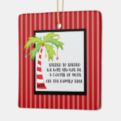 Zuster zuster voor kerstversiering keramisch ornament (Links)