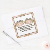 Zustergedicht fun cartoon sticker (Envelop)