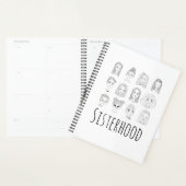Zusterhood Ink Pen Doodle tekening Planner (Display)
