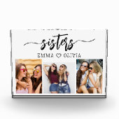 Zusters 3 Fotocollage Familie Keepsake Gift Fotoblokken (Voorkant)