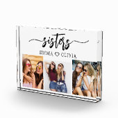Zusters 3 Fotocollage Familie Keepsake Gift Fotoblokken (Rechts)