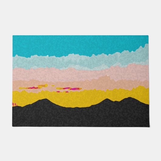 Zusters bij Sunset Deurmat (Voorkant)