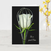 Zuster's Birthday Roos Kaart (Gele Bloem)