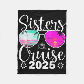 Zusters Cruise 2025 Zusters Vaarvakantie Reis Fleece Deken