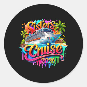 Zusters Cruise 2026 Zusters Vaarvakantie Reis Ronde Sticker