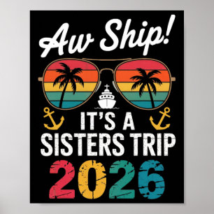 Zusters Cruise Reis 2026 Vakantie Reis Matching Wo Poster