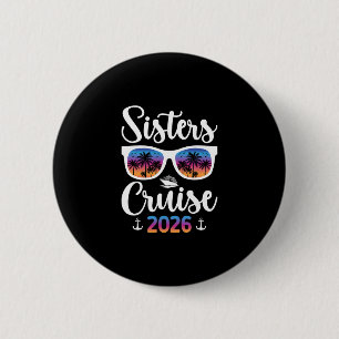 Zusters Cruise Reis 2026 Vakantie Reizen Zusters C Ronde Button 5,7 Cm