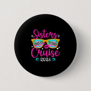 Zusters Cruise Reis 2026 Vakantie Reizen Zusters C Ronde Button 5,7 Cm