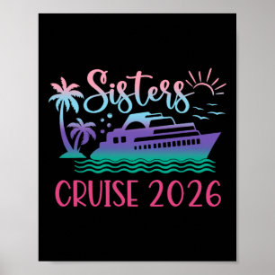 Zusters Cruise Trip 2026 Vakantie Trip Matching Wo Poster