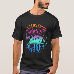 Zusters Cruise Trip Alaska 2026 Meisjes Cruising V T-shirt