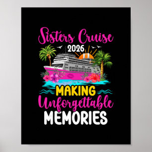 Zusters Cruisen 2026 Herinneringen Maken Zusters C Poster