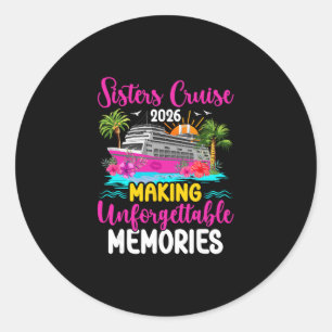 Zusters Cruisen 2026 Herinneringen Maken Zusters C Ronde Sticker