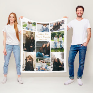 Zusters Forever Friends Fotocollage Aangepaste off Fleece Deken