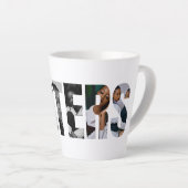 Zusters Foto Collage Latte Mok Gift (Rechterhoek)