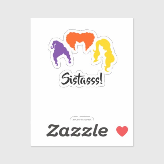 Zusters! Hocus Pocus thema Herfst Stickers (Vel)