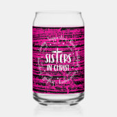 Zusters in Christus Blikvorm Glas (Voorkant)