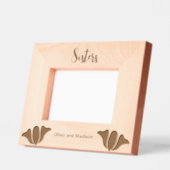 Zusters in Cursief Script Namen toevoegen met bloe Gegraveerde Lijstjes (Links)