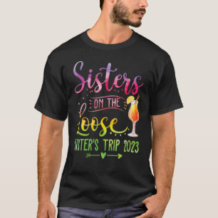 Zusters Op Losse Schroeven Tie Dye Zusters Weekend T-shirt