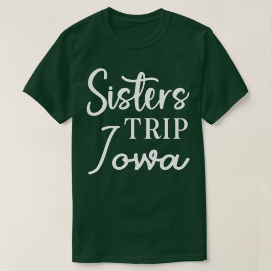 Zusters Trip Iowa T-shirt (Design voorkant)