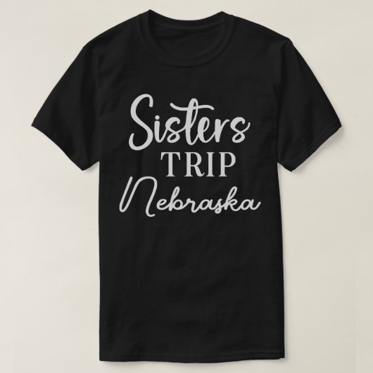 Zusters Trip Nebraska T-shirt (Design voorkant)