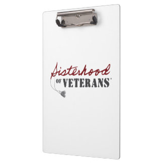 Zusters van Veteranen Militaire Trots Design Klembord