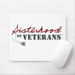 Zusters van Veteranen Militaire Trots Design Muismat