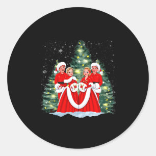Zusters Witte Kerst Film 1954 Kerstmis Sneeuw Vaka Ronde Sticker