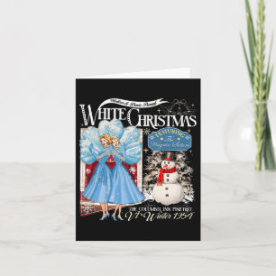 Zusters Witte Kerst Film 1954 Pyjama's Kerst Kaart