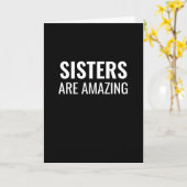 Zusters zijn geweldig grappige verjaardag kaart (Gele Bloem)