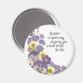 Zustertribuut Magneet (Voorkant / Achterkant)