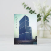 zuszagtoren doha qatar briefkaart (Staand voorkant)