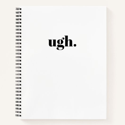 zut. Journal Minimaliste Chic (Devant)