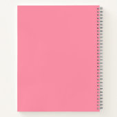 zut. Journal minimaliste rose chic (Dos)