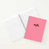 zut. Journal minimaliste rose chic (Intérieur)