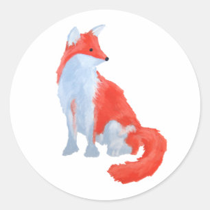Zutige Vos Sticker