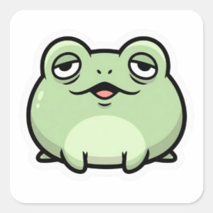 Zutje Kikker Meme Sticker Grappige Aesthetic Kik