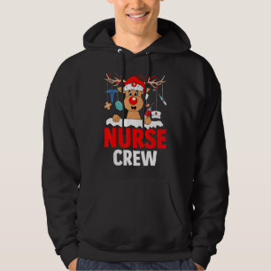 Zuurbemanning met kerstmis Pajama Happy Holiday Hoodie